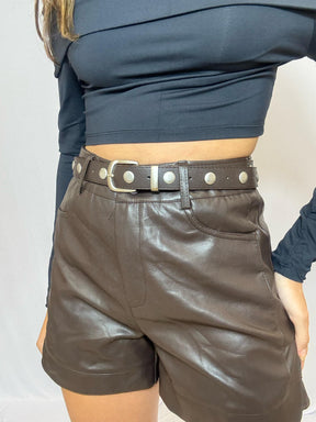 Short de couro Laura ®